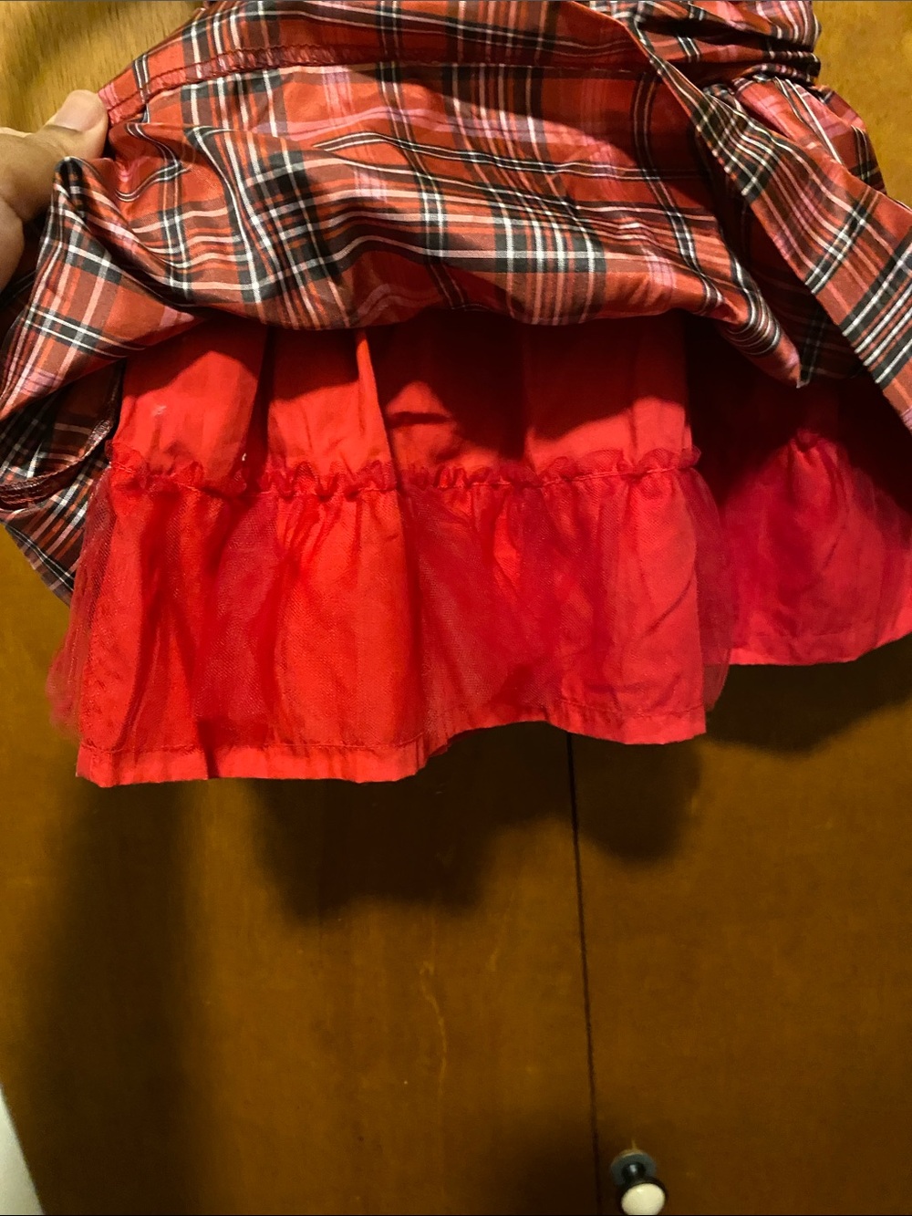 Baby Gap Reddish Pink Plaid Short-Sleeve Party Dress - Picture 9 of 14